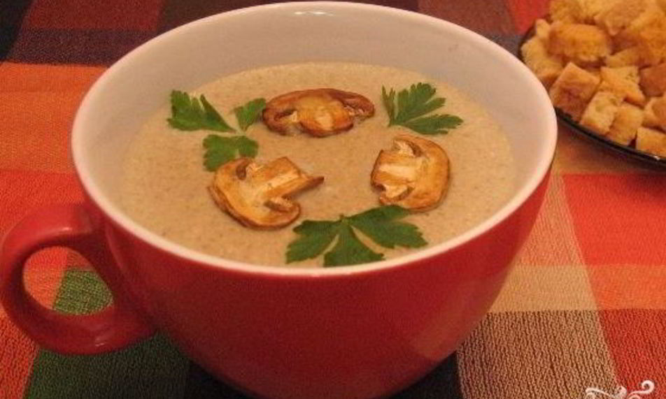 Рецепт супа-пюре с грибами