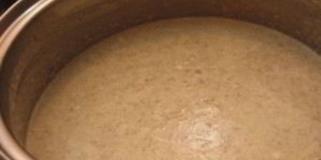 суп-пюре с грибами