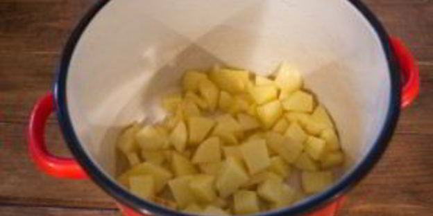 суп-пюре с копченой курицей