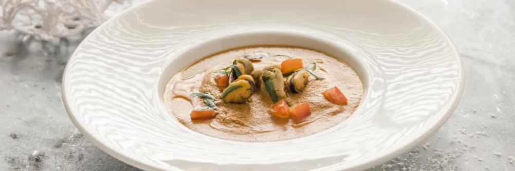 Суп-пюре с мидиями