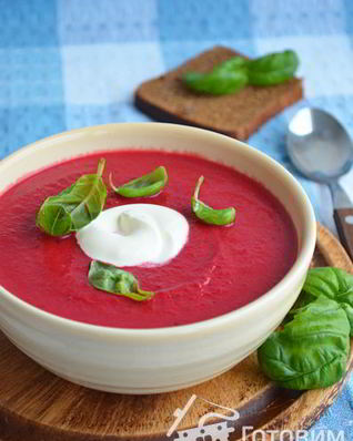 Свекольный суп-пюре