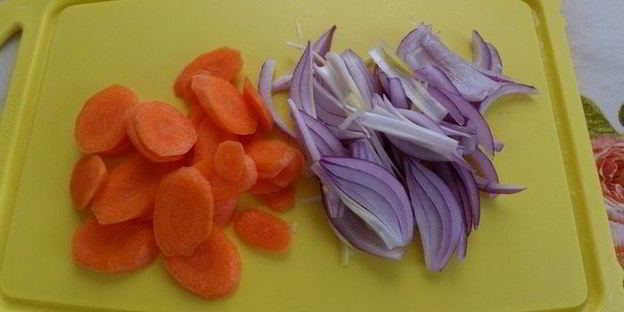 томатный суп-пюре с нутом