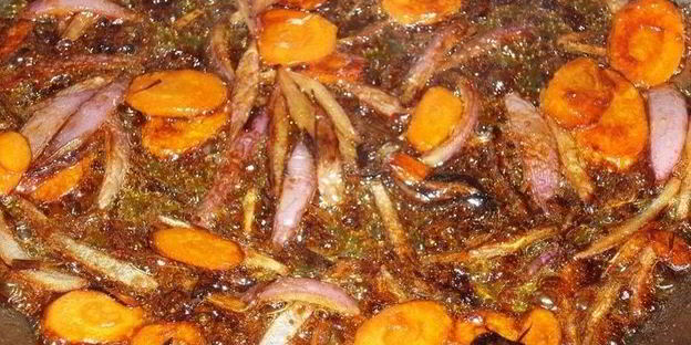 томатный суп-пюре с нутом