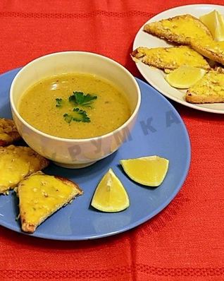 Турецкий чечевичный суп пюре