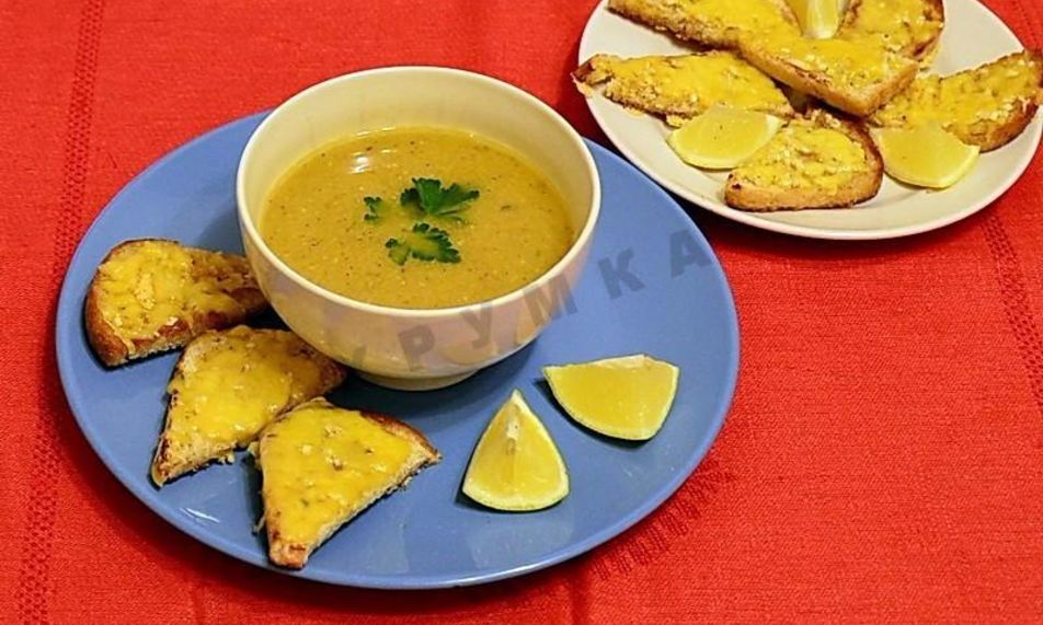 Рецепт турецкого чечевичного супа пюре