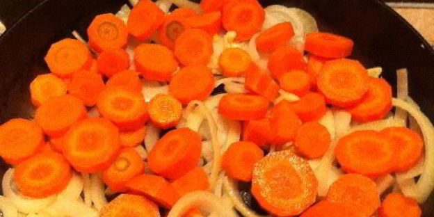 тыквенный суп-пюре с беконом