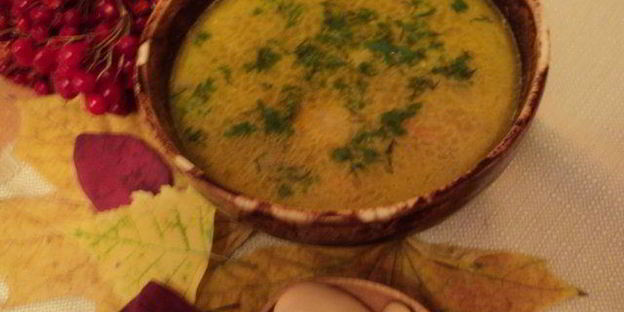 суп с фасолью и грибами по-закарпатски