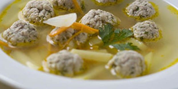 суп с фрикадельками из говядины