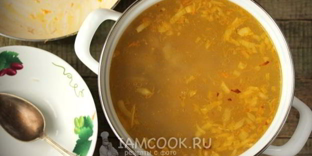 суп с консервированной фасолью