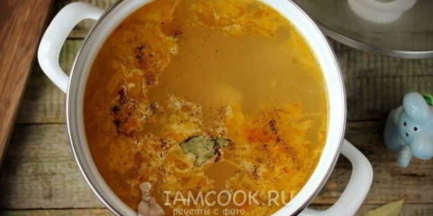 суп с консервированной фасолью