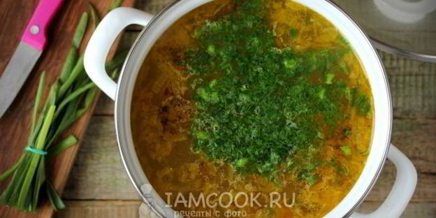 суп с консервированной фасолью