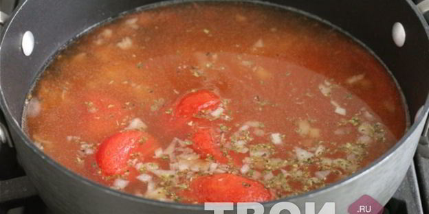 суп с пельменями