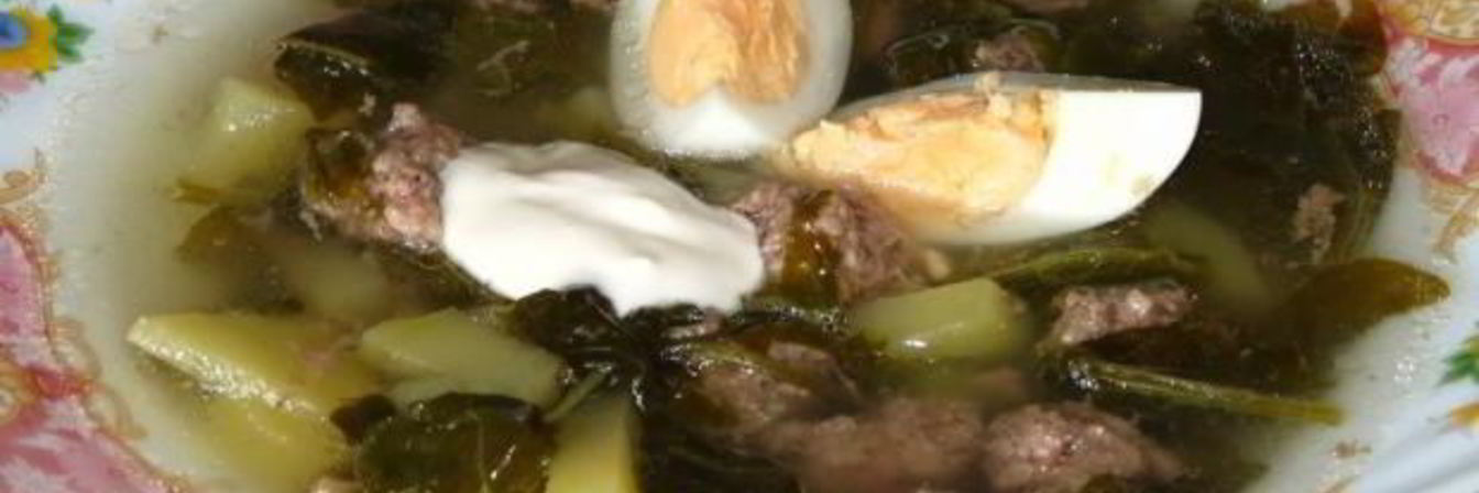 Суп со щавелем в мультиварке