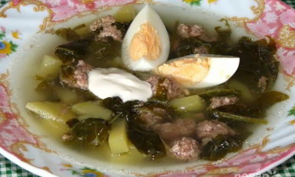 Рецепт супа со щавелем в мультиварке