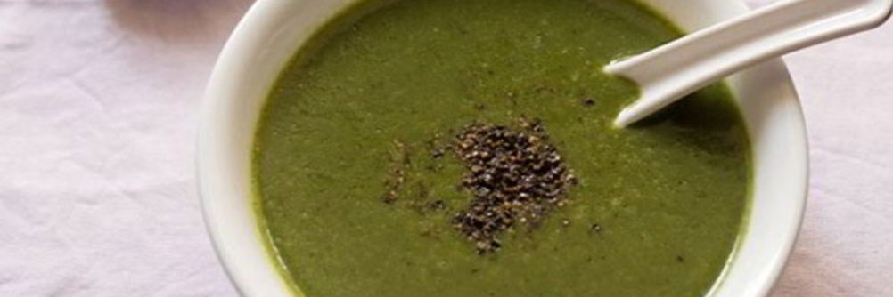 Суп со шпинатом