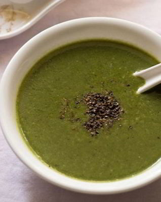 Суп со шпинатом