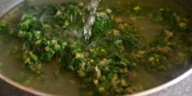 суп со шпинатом