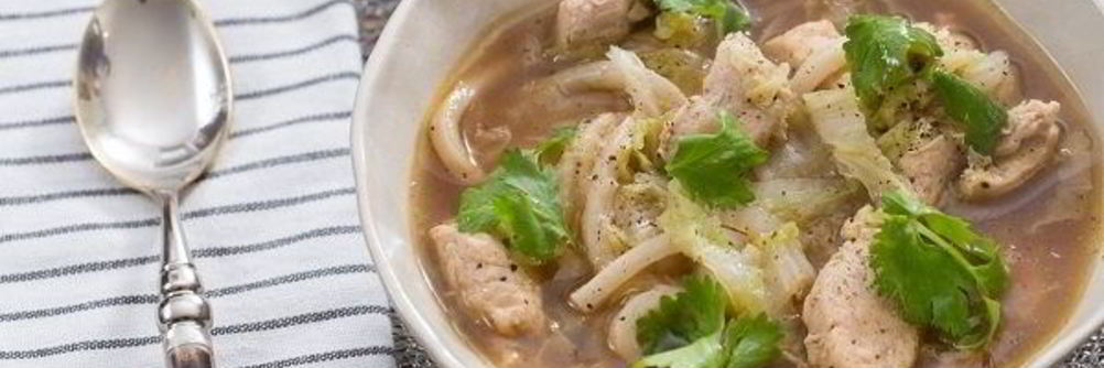 Суп Удон с курицей