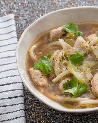 Суп Удон с курицей