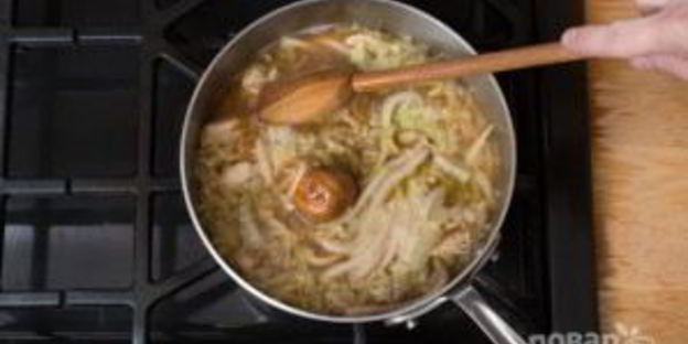 суп удон с курицей