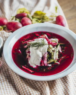 Холодный борщ