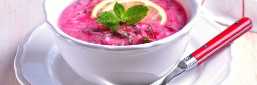 Холодный свекольник на кефире