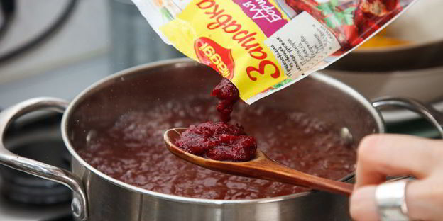 холодный свекольник с брынзой