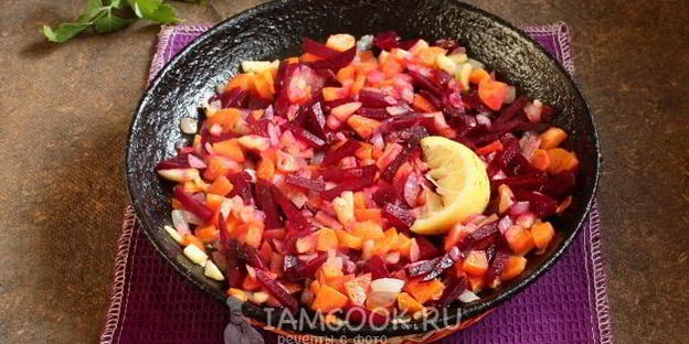 постный горячий свекольник