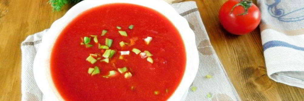 Постный свекольник с помидорами