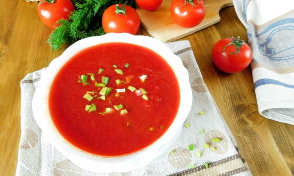 Рецепт постного свекольника с помидорами