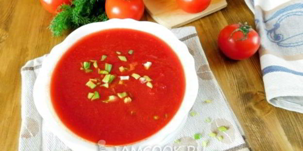 постный свекольник с помидорами