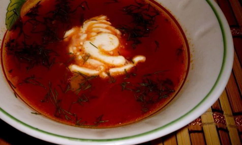 Рецепт свекольника горячего классического