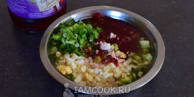 свекольник из маринованной свеклы из банки