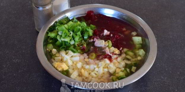 свекольник из маринованной свеклы из банки