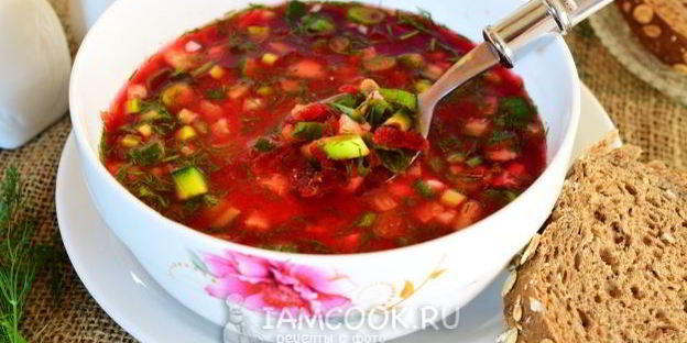 свекольник из маринованной свеклы из банки