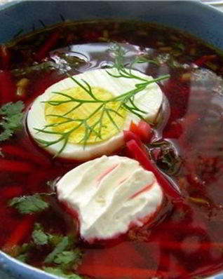 Свекольник холодный классический