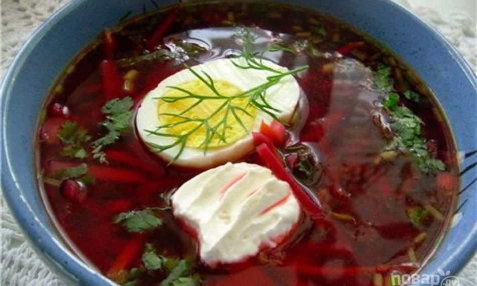 Рецепт свекольника холодного классического