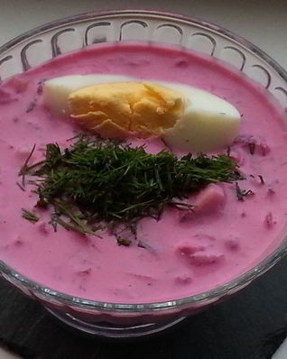 Свекольник холодный на кефире