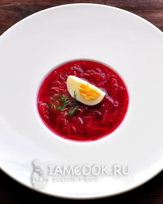 Свекольник классический с мясом