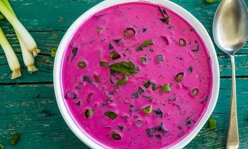 Рецепт свекольника на кефире со свежей свеклой