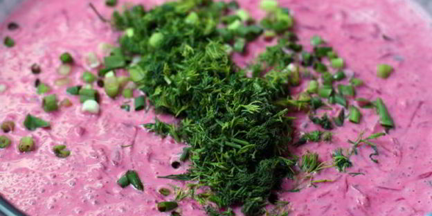 свекольник на кефире