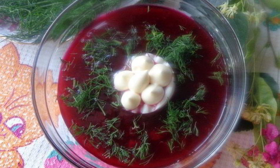 Рецепт свекольника с базиликом