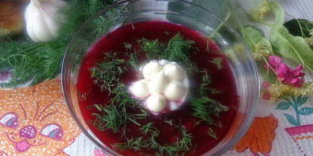 свекольник с базиликом