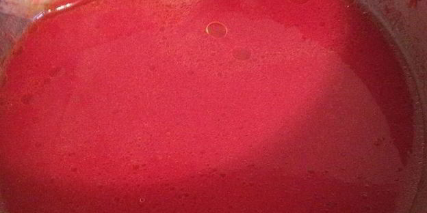 свекольник с грибными пельмешками