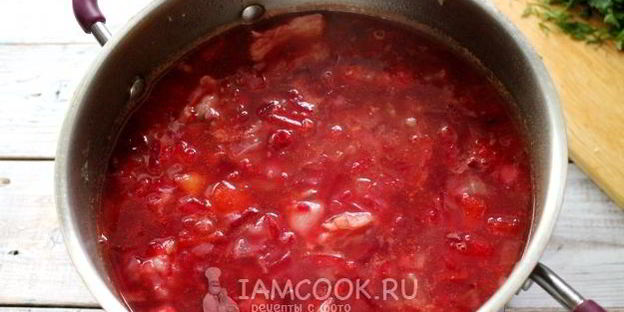 свекольник с капустой