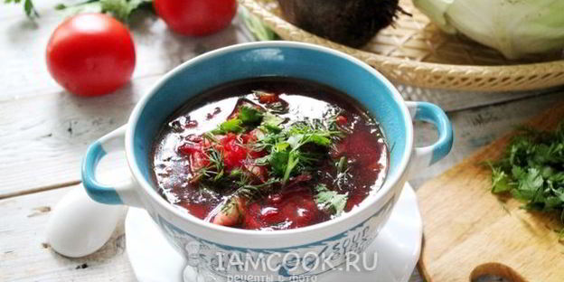 свекольник с капустой