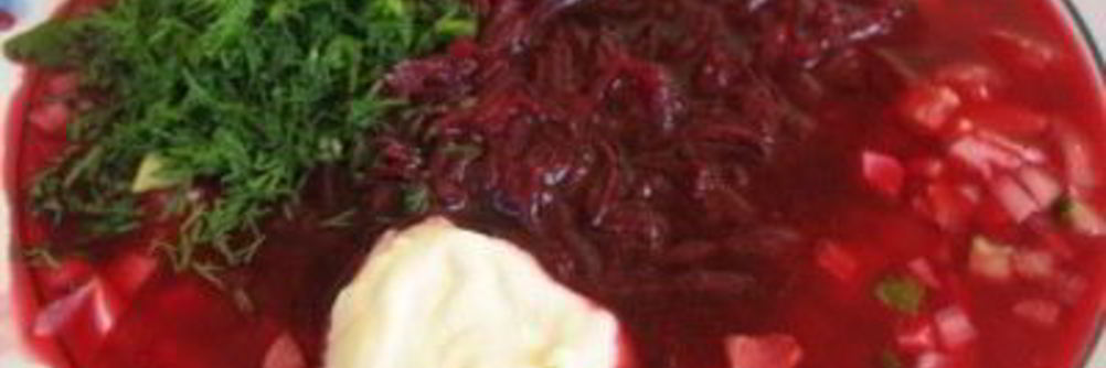Свекольник с колбасой