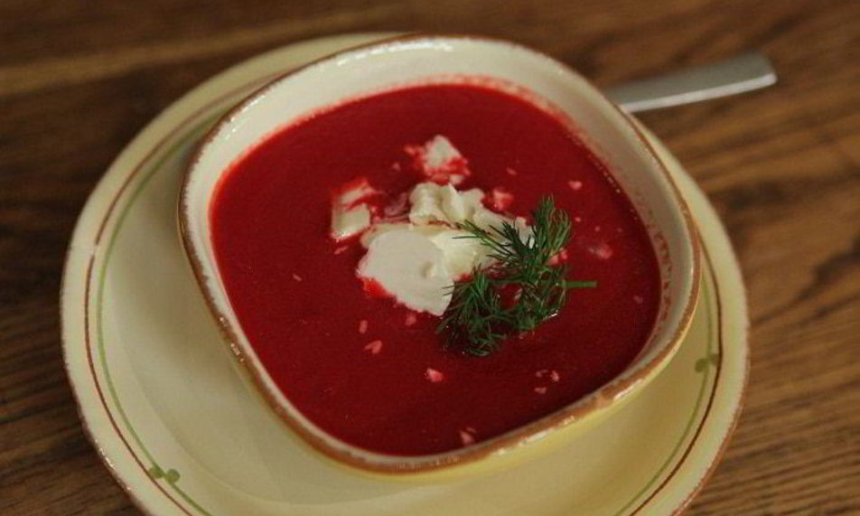 Рецепт свекольника с козьим сыром