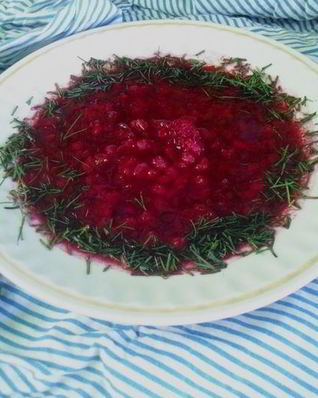 Свекольник с перловой крупой