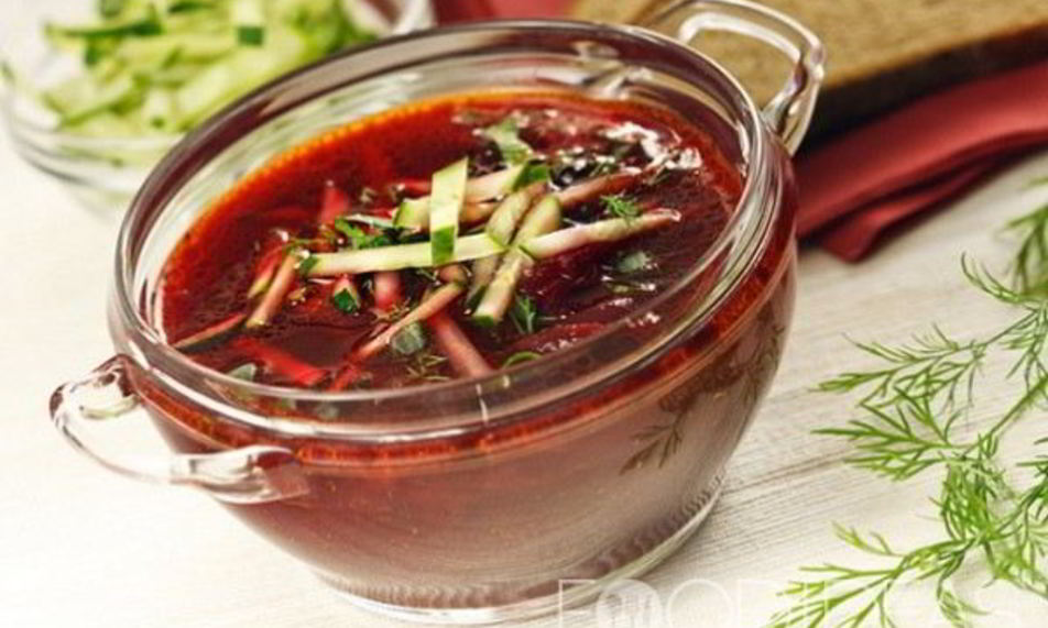 Рецепт свекольника со шпинатом